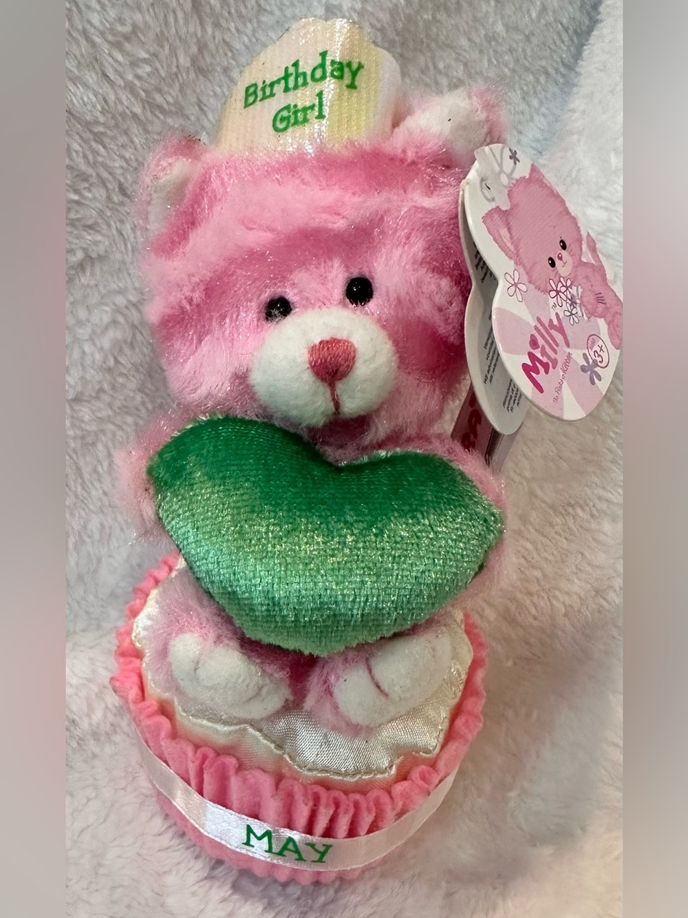 Milly The Pinkest Kitten Cupcake- May Birthday Aurora World